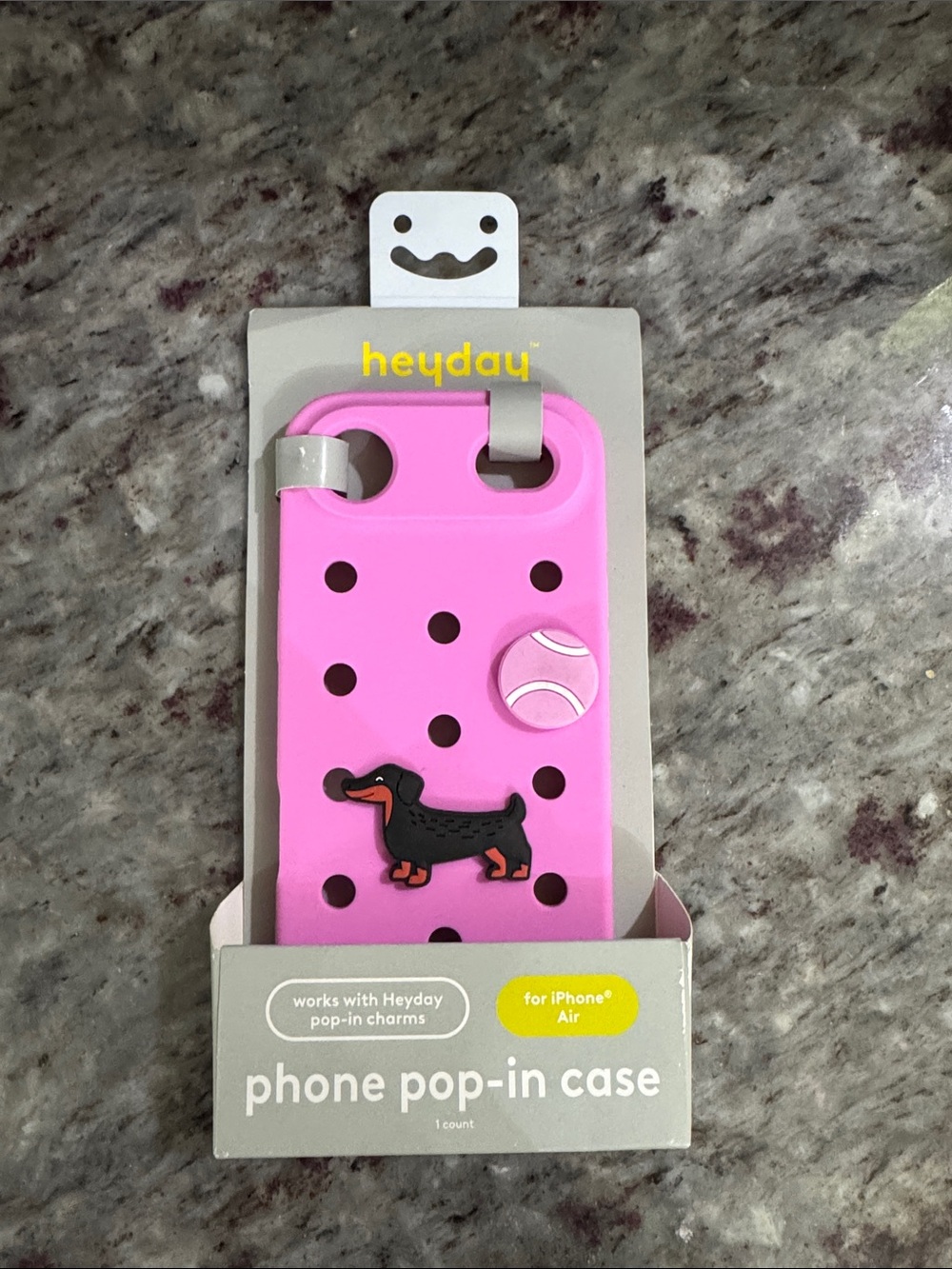 NEW heyday Pink Pop-In Phone Case with Charms for iPhone Air